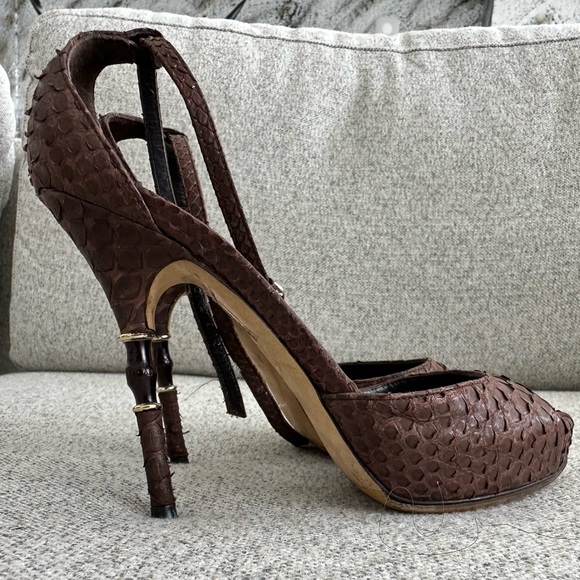 Authentic Gucci python high heels - Picture 8 of 10